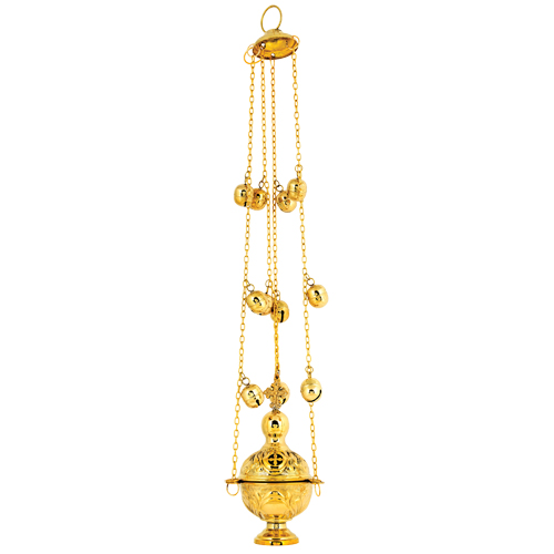 Gold Plated Church Thurible