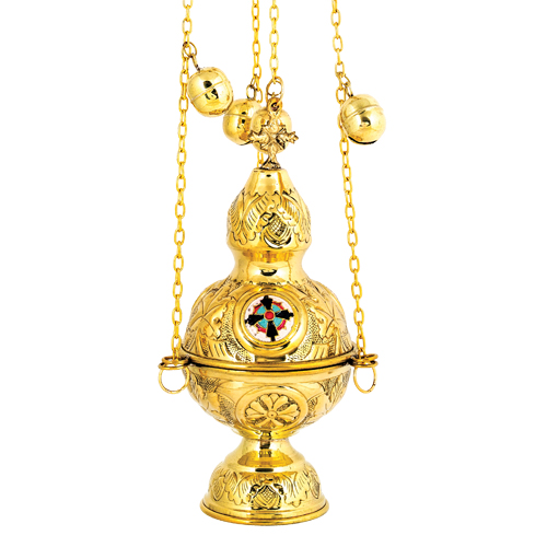 Gold Plated Church Thurible