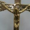 Standing Brass Crucifix
