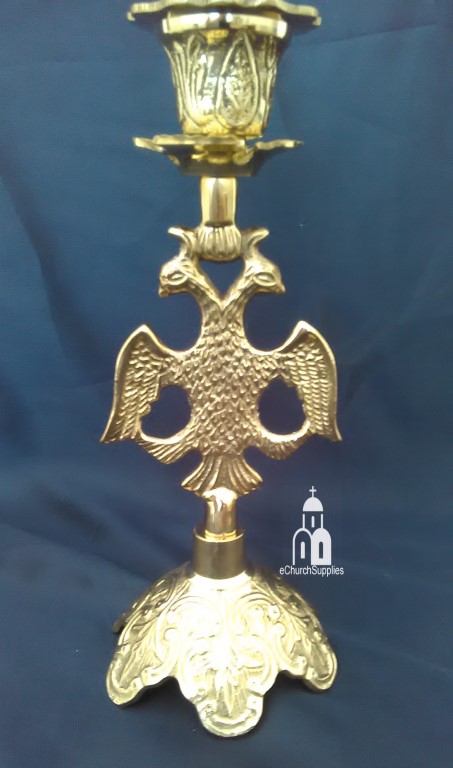 Byzantine Brass Candle Holder