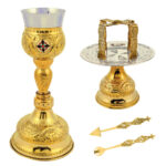 Gold Plated Chalice Set