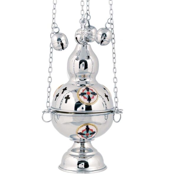 Nickel plated thurible censer