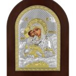 Our Lady of Pochaev Silver Icon