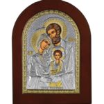 The Holy Family Silver Icon