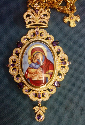 Gold Plated Panagia
