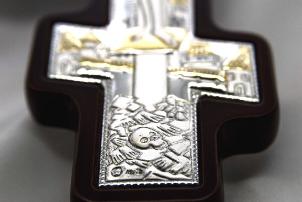 Silver Russian Orthodox Cross