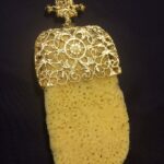 Sponge with Brass Holder