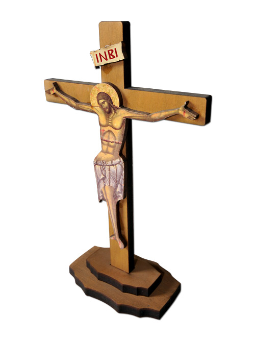 Standing Wooden Crucifix